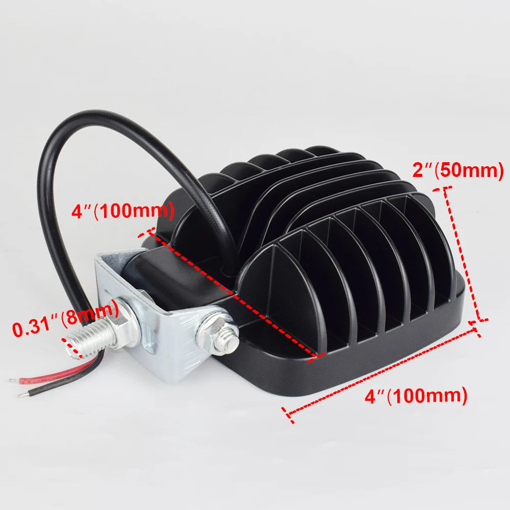 4 Inch LED Flood Work Light 48 W 12 V / 24 V