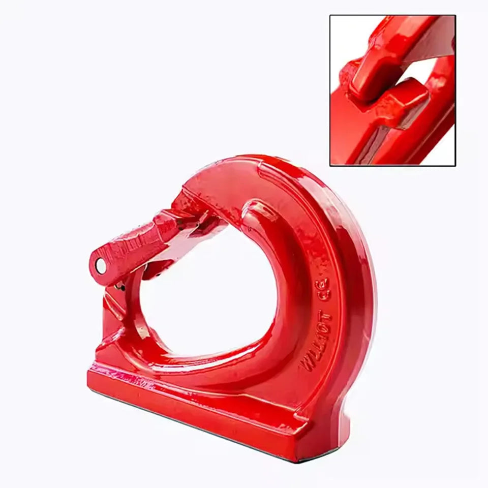 G80 Alloy Steel Excavator Welding Lifting Hook Bucket Mount