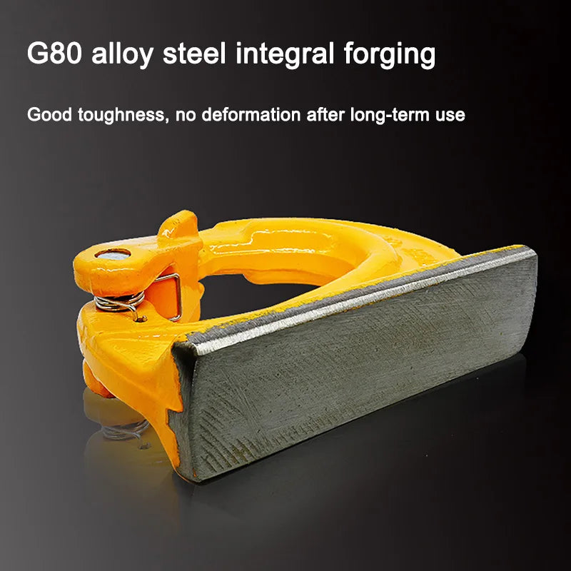 G80 Alloy Steel Excavator Welding Lifting Hook Bucket Mount