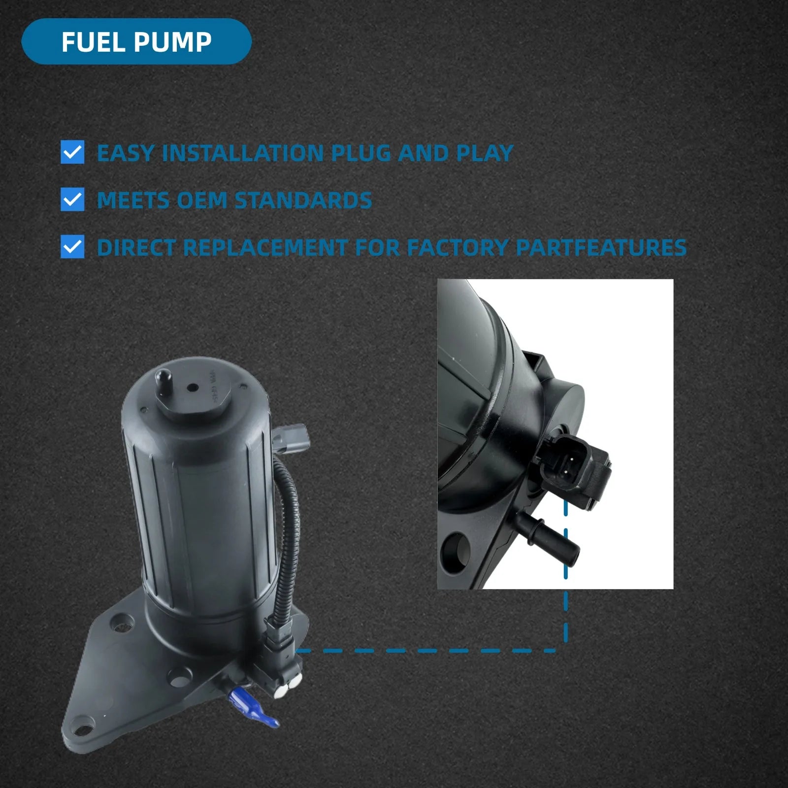 Fuel Lift Pump ULPK0041 12 V for Perkins 1100 Series Engines