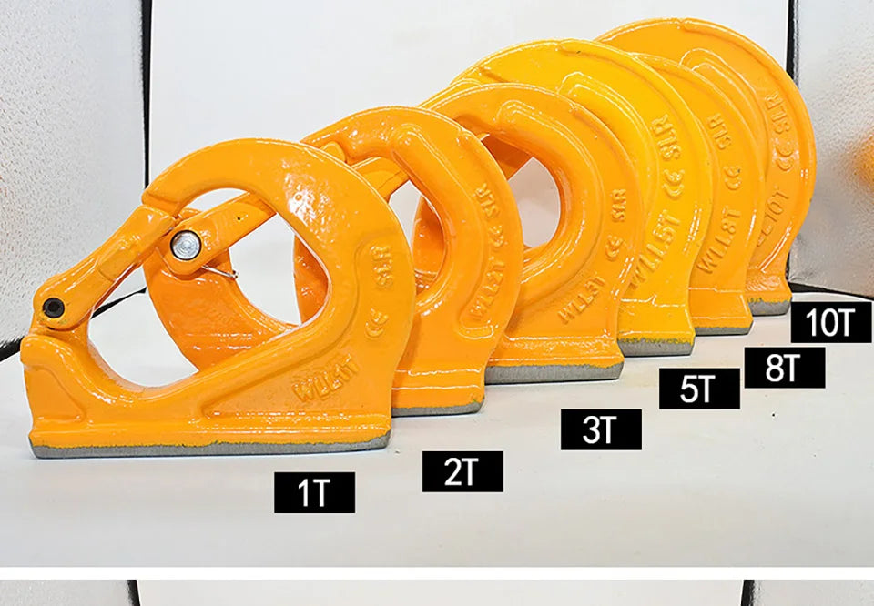 G80 Alloy Steel Excavator Welding Lifting Hook Bucket Mount