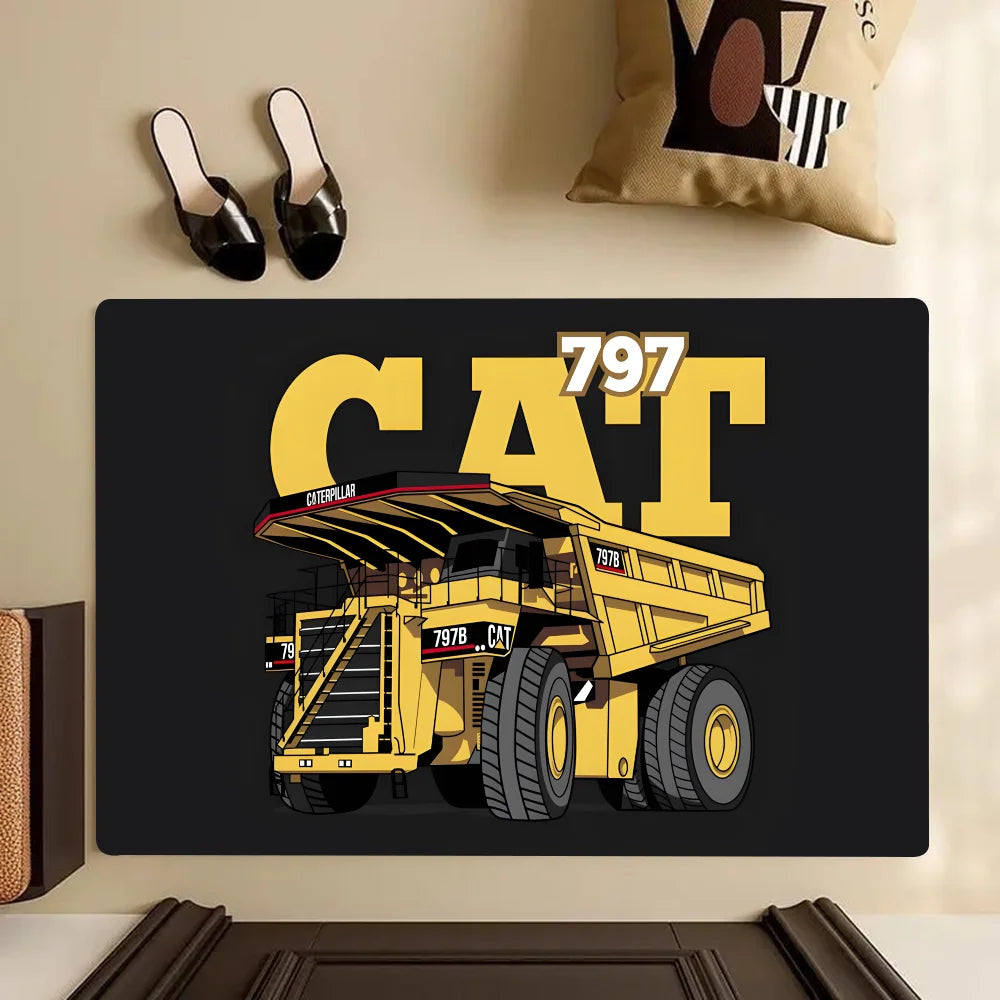 CAT Floor Mat Anti-Slip Absorbent Door and Bathroom Rug