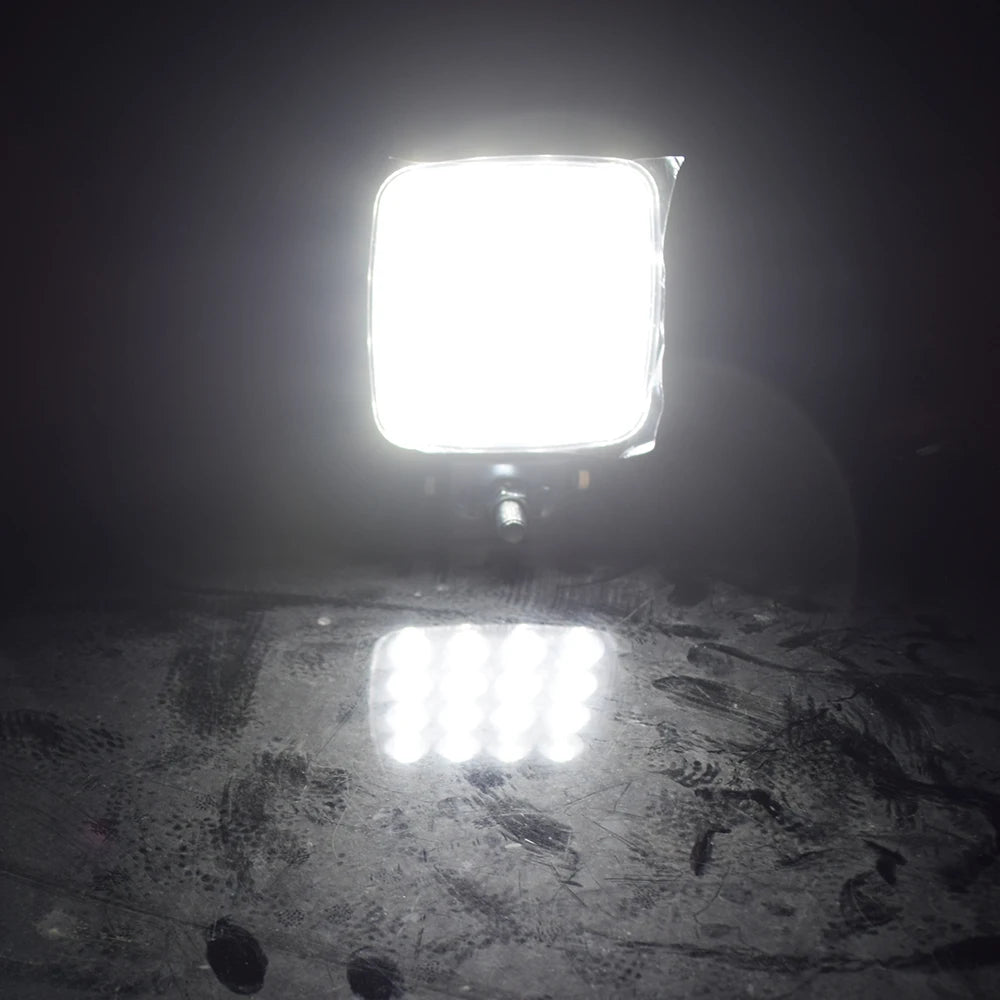 4 Inch LED Flood Work Light 48 W 12 V / 24 V